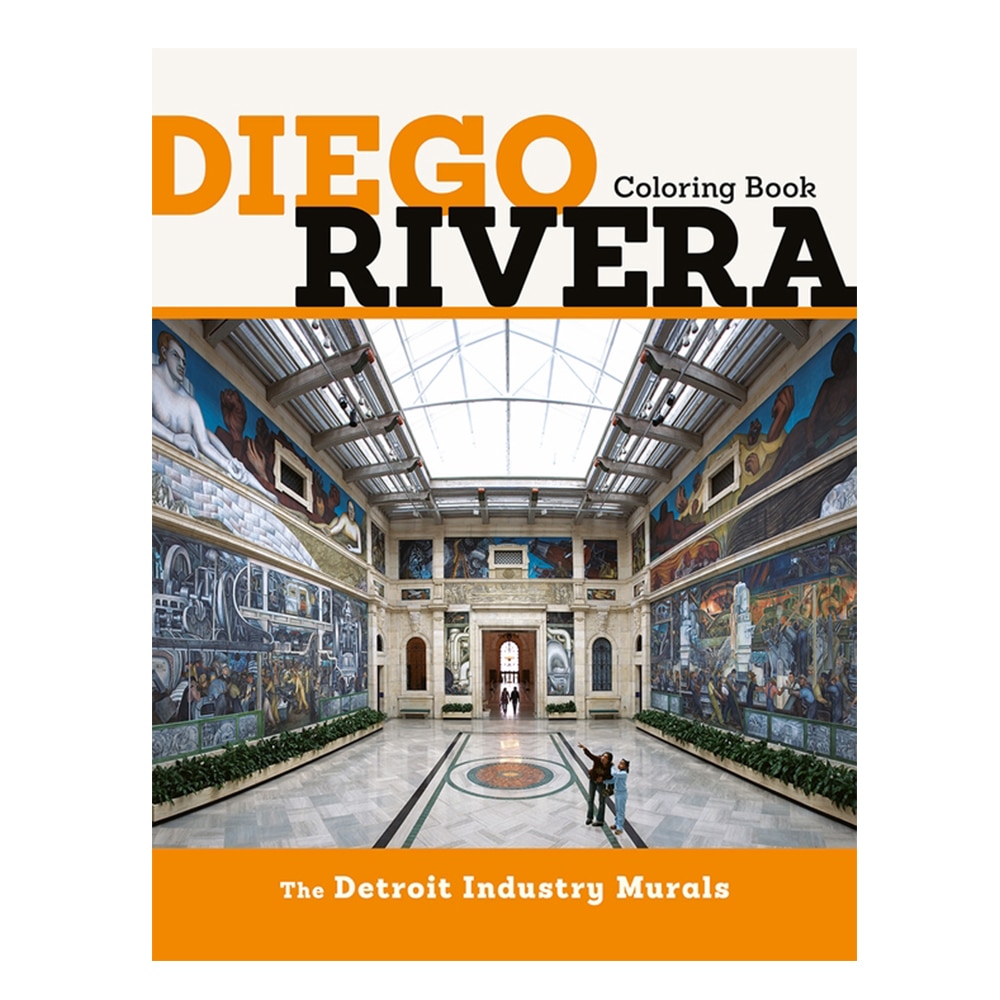 Pomegranate, Coloring Book, Diego Rivera Detroit